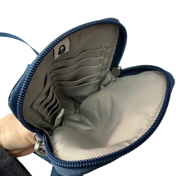 Baggallini Take Two Bryant RFID Protection Crossbody Bag, Blue - Picture 6 of 7